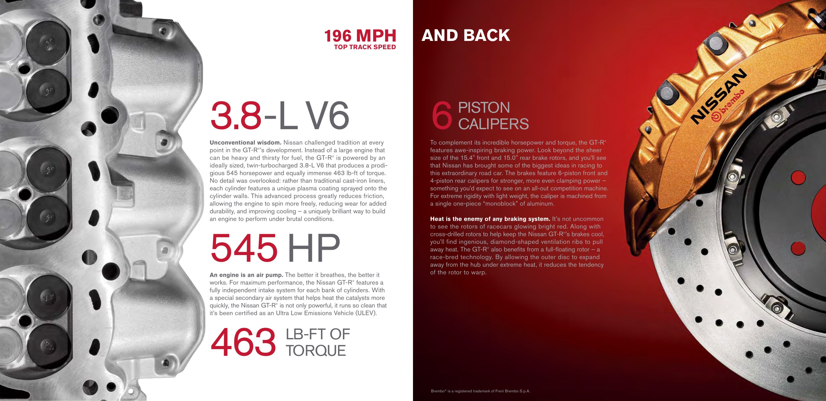 2015 Nissan GT-R Brochure Page 16